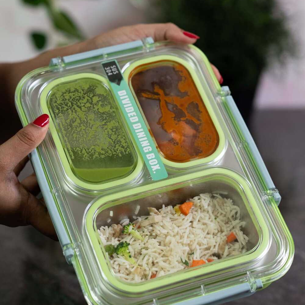 3-Compartment Leak Proof Bento LUNCH BOX