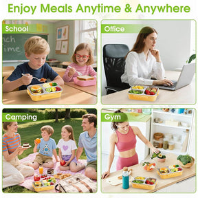 Stainless Steel Bento Lunch Box  100% Leakproof ⭐