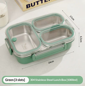 Premium Meal Prep Lunch Box | Stainless Steel