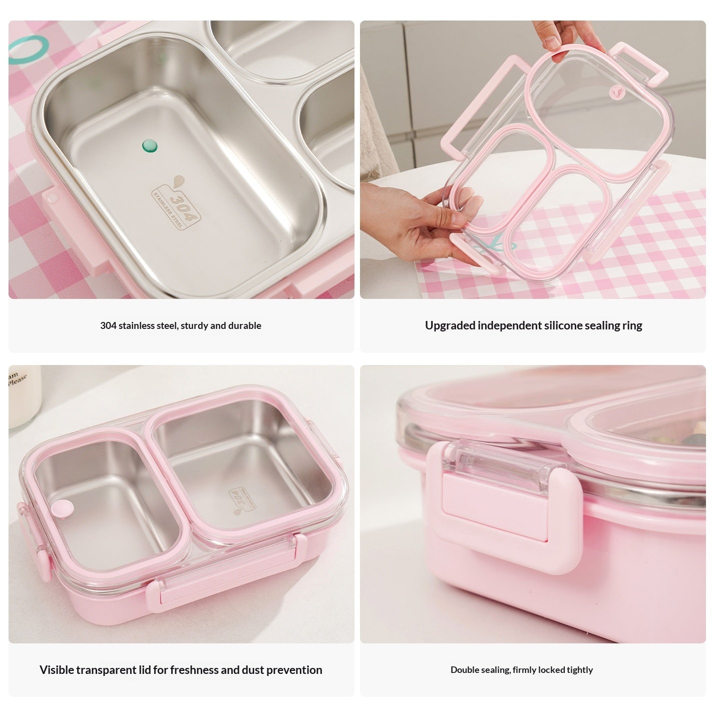 Premium Meal Prep Lunch Box | Stainless Steel