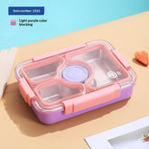 Stainless Steel Bento Lunch Box (950ML) with Spoon & Chopsticks