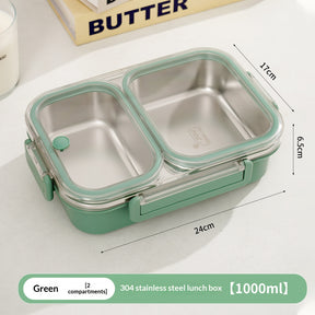 Premium Meal Prep Lunch Box | Stainless Steel