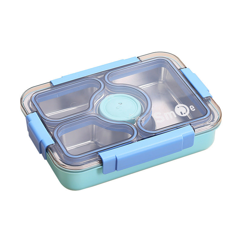 Stainless Steel Bento Lunch Box (950ML) with Spoon & Chopsticks