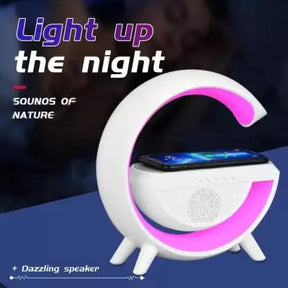 Light Table Lamp With Wireless Charger